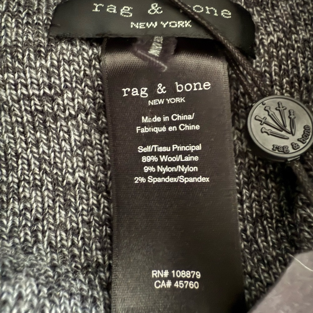 Rag & Bone “Addison” Grey/Multi Beanie - Picture 4 of 4